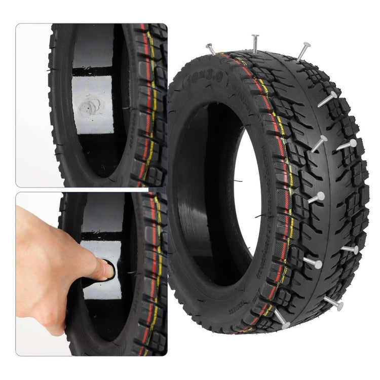 Ulip 10 x 3.0 10 pollici scooter elettrico pneumatico tubeless fuoristrada addensato per Dualtron Zero 10X, cavo Wolf Warrior, cavo Mantis 10, Without Gas Nozzle, With Gas Nozzle