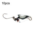 Amo singolo cucchiaio tipo cavallo bocca melone paillettes esche false esche da pesca, 10pcs 5g, 10pcs 3.5g, 10pcs 2.5g, 10pcs 2g Mesh, 10pcs 2g Butterfly