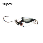 Amo singolo cucchiaio tipo cavallo bocca melone paillettes esche false esche da pesca, 10pcs 5g, 10pcs 3.5g, 10pcs 2.5g, 10pcs 2g Mesh, 10pcs 2g Butterfly