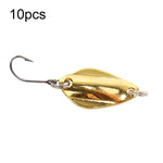 Amo singolo cucchiaio tipo cavallo bocca melone paillettes esche false esche da pesca, 10pcs 5g, 10pcs 3.5g, 10pcs 2.5g, 10pcs 2g Mesh, 10pcs 2g Butterfly