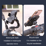 Staffa di supporto per la navigazione del telefono cellulare, For Motorcycle, For Bicycle