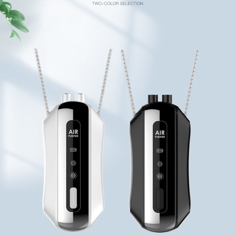 Purificatore d'aria portatile a ioni negativi purificatore da appendere al collo, Chain Style (White), Chain Style (Black), Rope Style (White), Rope Style (Black)