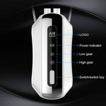 Purificatore d'aria portatile a ioni negativi purificatore da appendere al collo, Chain Style (White), Chain Style (Black), Rope Style (White), Rope Style (Black)