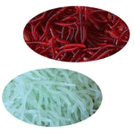 3,5 cm Fishy Red Earthworm Esca finta Esca per pesci luminosi, 5bags 20pcs/bag, 5bags 50pcs/bag, 5bags 100pcs/bag, 5bags 200pcs/bag