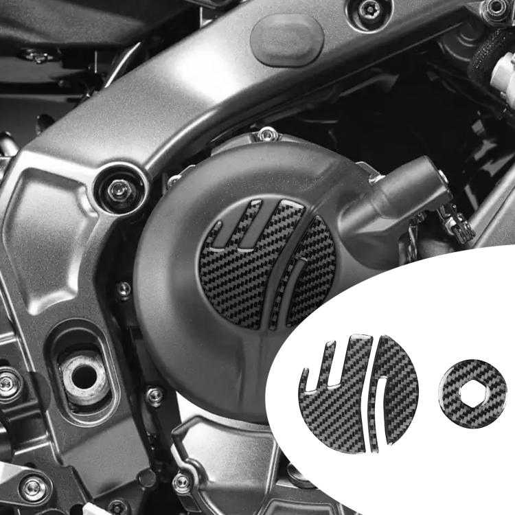 Adesivi motore Yamaha MT-09 2021-2023 set 3 pezzi