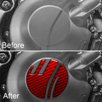 Adesivi per motore Yamaha MT-09 2021-2023, set da 3 pezzi.