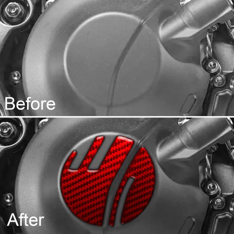 Adesivi per motore Yamaha MT-09 2021-2023, set da 3 pezzi.