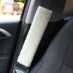 Protezione per cintura di sicurezza per auto Spalline morbide estese, Black Ice Silk, Black Plush, Black Square, Purple Square, Rose Red Square, Beige Square, Milky White Plush, Grey