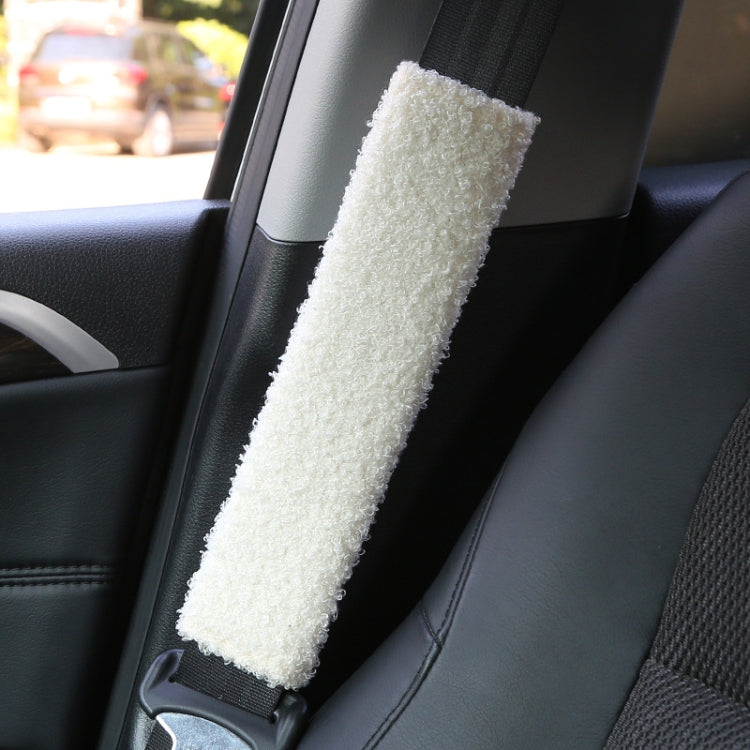 Protezione per cintura di sicurezza per auto Spalline morbide estese, Black Ice Silk, Black Plush, Black Square, Purple Square, Rose Red Square, Beige Square, Milky White Plush, Grey