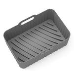 Per Ninja DZ201 Air Fryer Silicone Liner Mat Riutilizzabile Basket Tray, Gray Thick Model (140g), Pink Thick Model (140g), Blue Thick Model (140g), Red Thick Model (140g), Black Thick Model (140g), Gray Thin Model (95g), Black Thin Model (95g)         ...