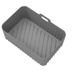 Per Ninja DZ201 Air Fryer Silicone Liner Mat Riutilizzabile Basket Tray, Gray Thick Model (140g), Pink Thick Model (140g), Blue Thick Model (140g), Red Thick Model (140g), Black Thick Model (140g), Gray Thin Model (95g), Black Thin Model (95g)         ...