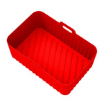 Per Ninja DZ201 Air Fryer Silicone Liner Mat Riutilizzabile Basket Tray, Gray Thick Model (140g), Pink Thick Model (140g), Blue Thick Model (140g), Red Thick Model (140g), Black Thick Model (140g), Gray Thin Model (95g), Black Thin Model (95g)         ...
