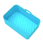 Per Ninja DZ201 Air Fryer Silicone Liner Mat Riutilizzabile Basket Tray, Gray Thick Model (140g), Pink Thick Model (140g), Blue Thick Model (140g), Red Thick Model (140g), Black Thick Model (140g), Gray Thin Model (95g), Black Thin Model (95g)         ...