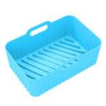 Per Ninja DZ201 Air Fryer Silicone Liner Mat Riutilizzabile Basket Tray, Gray Thick Model (140g), Pink Thick Model (140g), Blue Thick Model (140g), Red Thick Model (140g), Black Thick Model (140g), Gray Thin Model (95g), Black Thin Model (95g)         ...