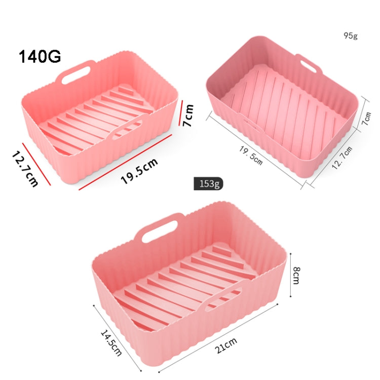 Per Ninja DZ201 Air Fryer Silicone Liner Mat Riutilizzabile Basket Tray, Gray Thick Model (140g), Pink Thick Model (140g), Blue Thick Model (140g), Red Thick Model (140g), Black Thick Model (140g), Gray Thin Model (95g), Black Thin Model (95g)         ...