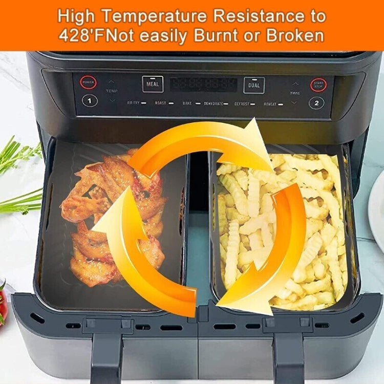 Per Ninja DZ201 Air Fryer Silicone Liner Mat Riutilizzabile Basket Tray, Gray Thick Model (140g), Pink Thick Model (140g), Blue Thick Model (140g), Red Thick Model (140g), Black Thick Model (140g), Gray Thin Model (95g), Black Thin Model (95g)         ...
