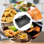 Per Ninja DZ201 Air Fryer Silicone Liner Mat Riutilizzabile Basket Tray, Gray Thick Model (140g), Pink Thick Model (140g), Blue Thick Model (140g), Red Thick Model (140g), Black Thick Model (140g), Gray Thin Model (95g), Black Thin Model (95g)         ...