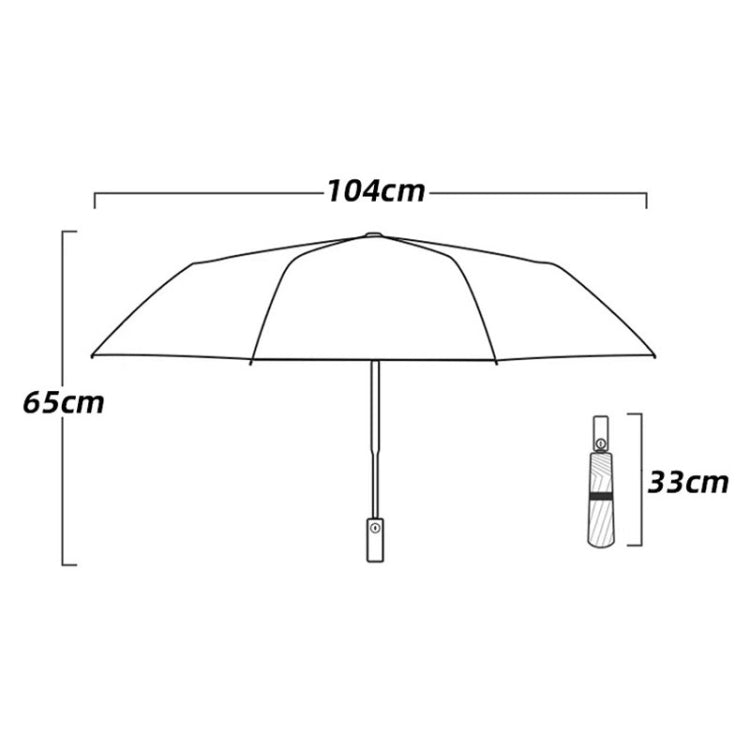 Ombrello automatico a doppio uso Bone Sunny Rain 60 Ombrello parasole UV rinforzato resistente al vento, 60 Bones