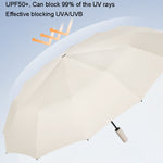 Ombrello automatico a doppio uso Bone Sunny Rain 60 Ombrello parasole UV rinforzato resistente al vento, 60 Bones