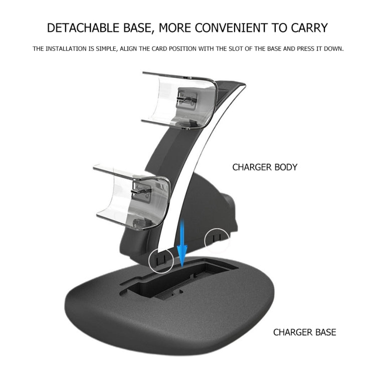 Base di ricarica doppia per controller PS5 HBP-253