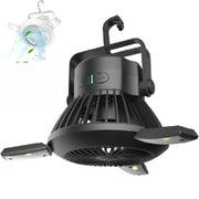 Lampada da campeggio solare Fan Lampada a LED multifunzionale Luce di emergenza Lampada repellente per zanzare