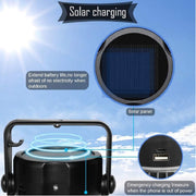Lampada da campeggio solare Fan Lampada a LED multifunzionale Luce di emergenza Lampada repellente per zanzare