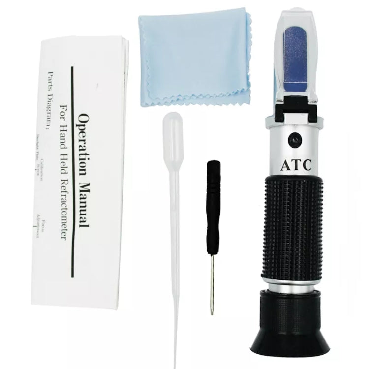 Rifrattometro portatile misuratore zucchero 0-34% Brix