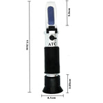 Rifrattometro portatile misuratore zucchero 0-34% Brix