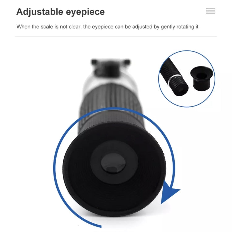 Rifrattometro portatile misuratore zucchero 0-34% Brix