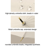 16 Osso Automatico Manico Lungo Doppio Sole E Pioggia Ombrello Doppio Uso, With Waterproof Cover Beige, With Waterproof Cover Black, With Waterproof Cover Purple, With Waterproof Cover Green, With Waterproof Cover White, With Waterproof Cover Matcha   ...
