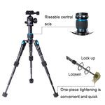 BEXIN V30 Treppiede per fotocamera da tavolo regolabile in lega di alluminio Mini treppiede portatile pieghevole dal vivo