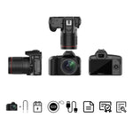 Fotocamera digitale 4K con doppia lente e WiFi 64MP