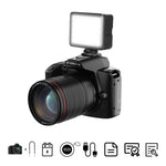 Fotocamera digitale 4K con doppia lente e WiFi 64MP