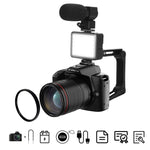 Fotocamera digitale 4K con doppia lente e WiFi 64MP