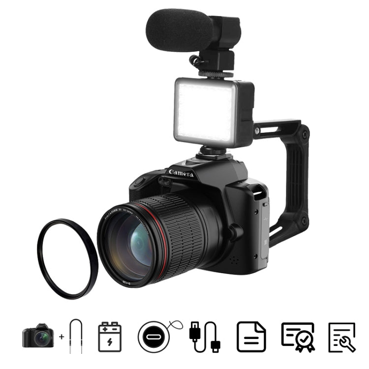 Fotocamera digitale 4K con doppia lente e WiFi 64MP