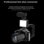 Fotocamera digitale 4K con doppia lente e WiFi 64MP