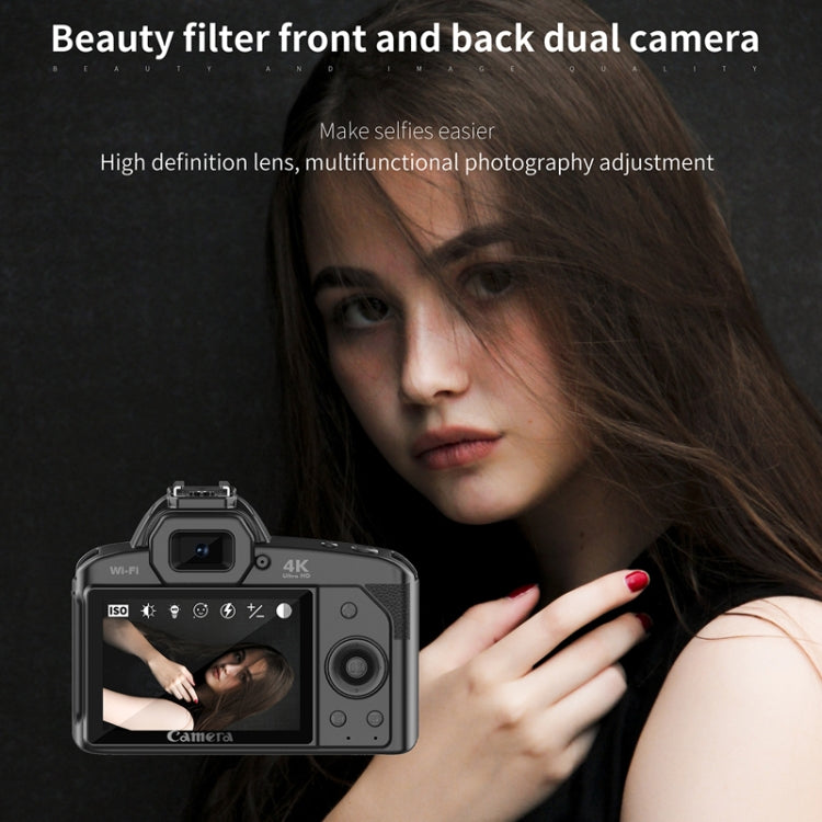 Fotocamera digitale 4K con doppia lente e WiFi 64MP