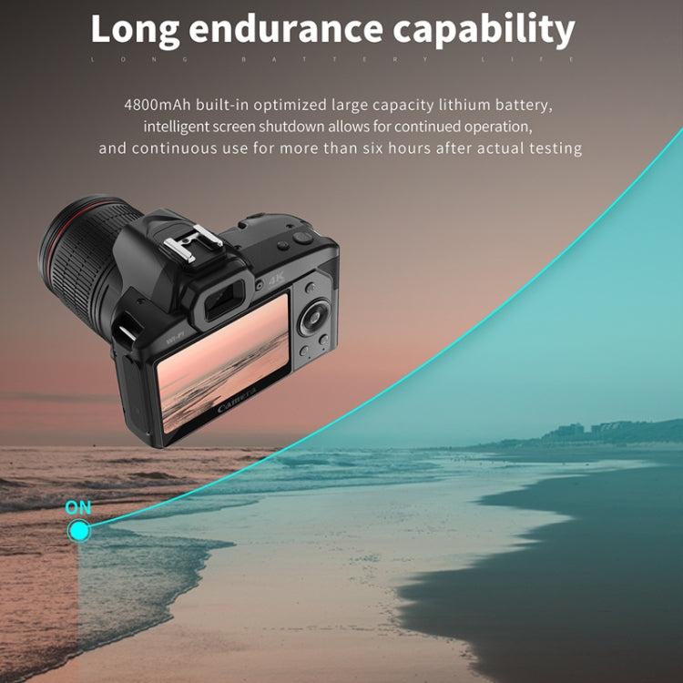 Fotocamera digitale 4K con doppia lente e WiFi 64MP