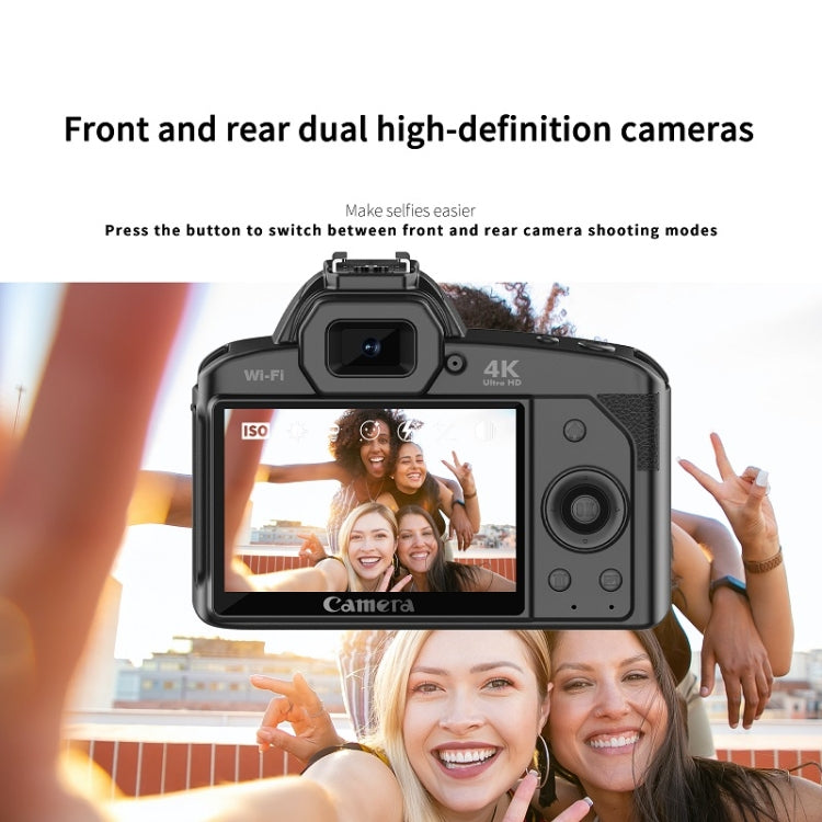 Fotocamera digitale 4K con doppia lente e WiFi 64MP