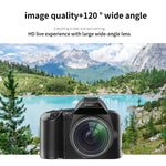 Fotocamera digitale 4K con doppia lente e WiFi 64MP