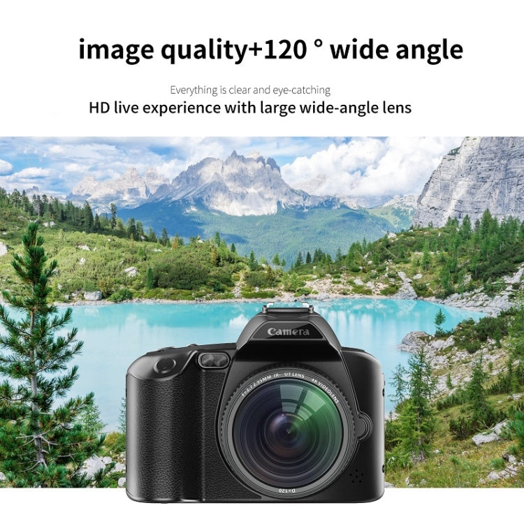 Fotocamera digitale 4K con doppia lente e WiFi 64MP