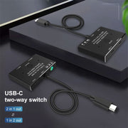 Switch bidirezionale 8K30 Type-C / USB-C Splitter HD da 10 Gbps, KC-C201, C201 Single Machine