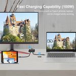 Switch bidirezionale 8K30 Type-C / USB-C Splitter HD da 10 Gbps, KC-C201, C201 Single Machine