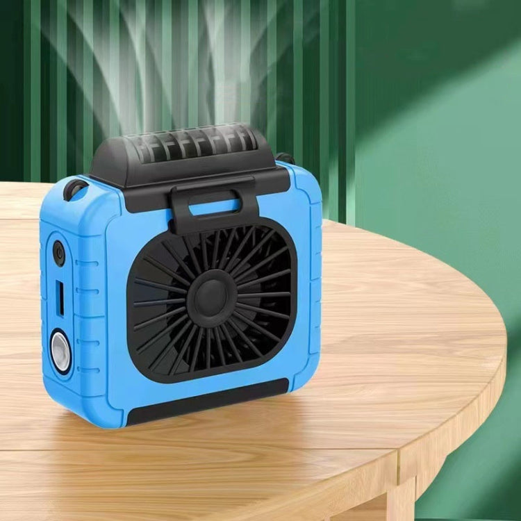 Ventilatore portatile con torcia LED e power bank 6000mAh