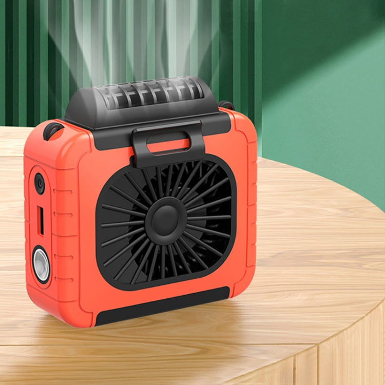 Ventilatore portatile con torcia LED e power bank 6000mAh