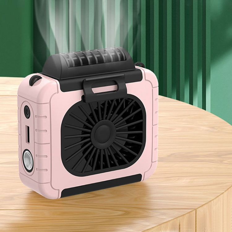 Ventilatore portatile con torcia LED e power bank 6000mAh
