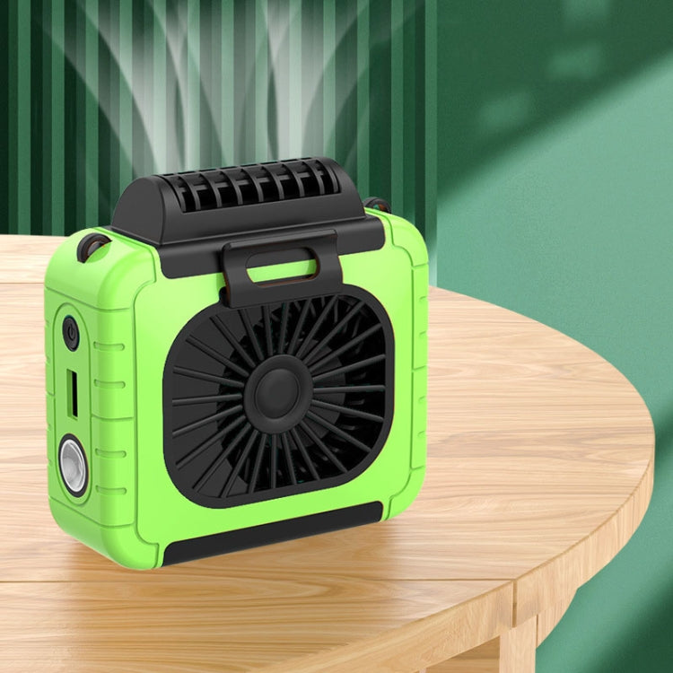 Ventilatore portatile con torcia LED e power bank 6000mAh