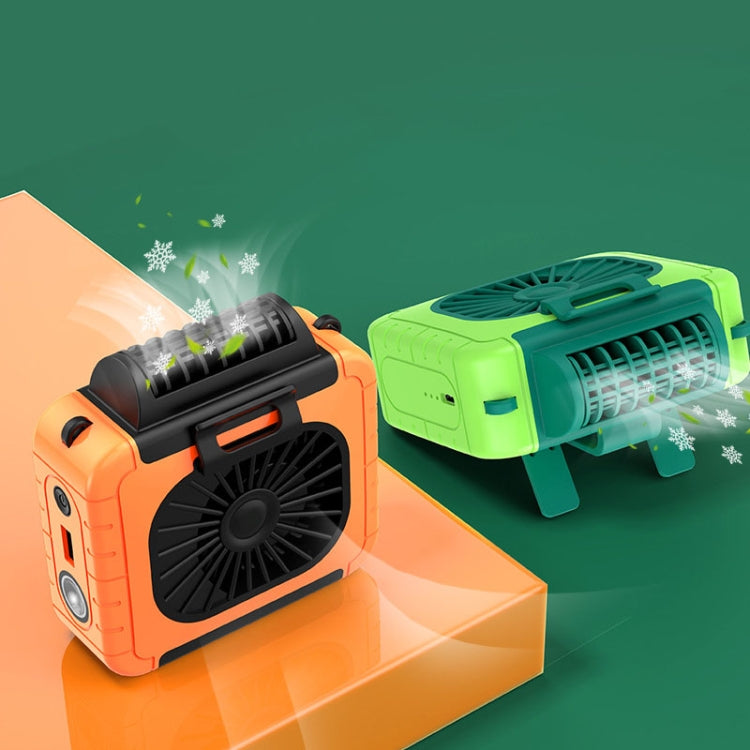Ventilatore portatile con torcia LED e power bank 6000mAh