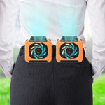 Ventilatore portatile con torcia LED e power bank 6000mAh