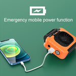 Ventilatore portatile con torcia LED e power bank 6000mAh